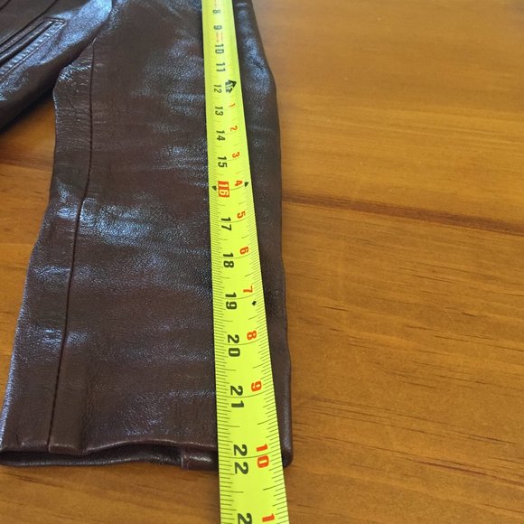 Vintage Bomber Leather Jacket Women's XS - Picture 5 of 16